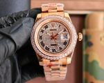 ROLEX Automatic Movement 40MM Rose Gold Watch